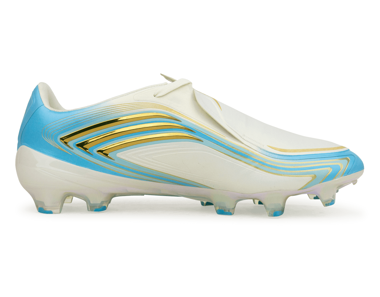 adidas Men's F50 Messi Elite FG Ivory/Sea Blue/Ice Blue – Azteca adidas Men's F50 Messi Elite FG Ivory/Sea Blue/Ice Blue – Azteca