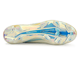 adidas Men's F50 Messi Elite FG Soccer Cleats Ivory/Sea Blue/Ice Blue Sole