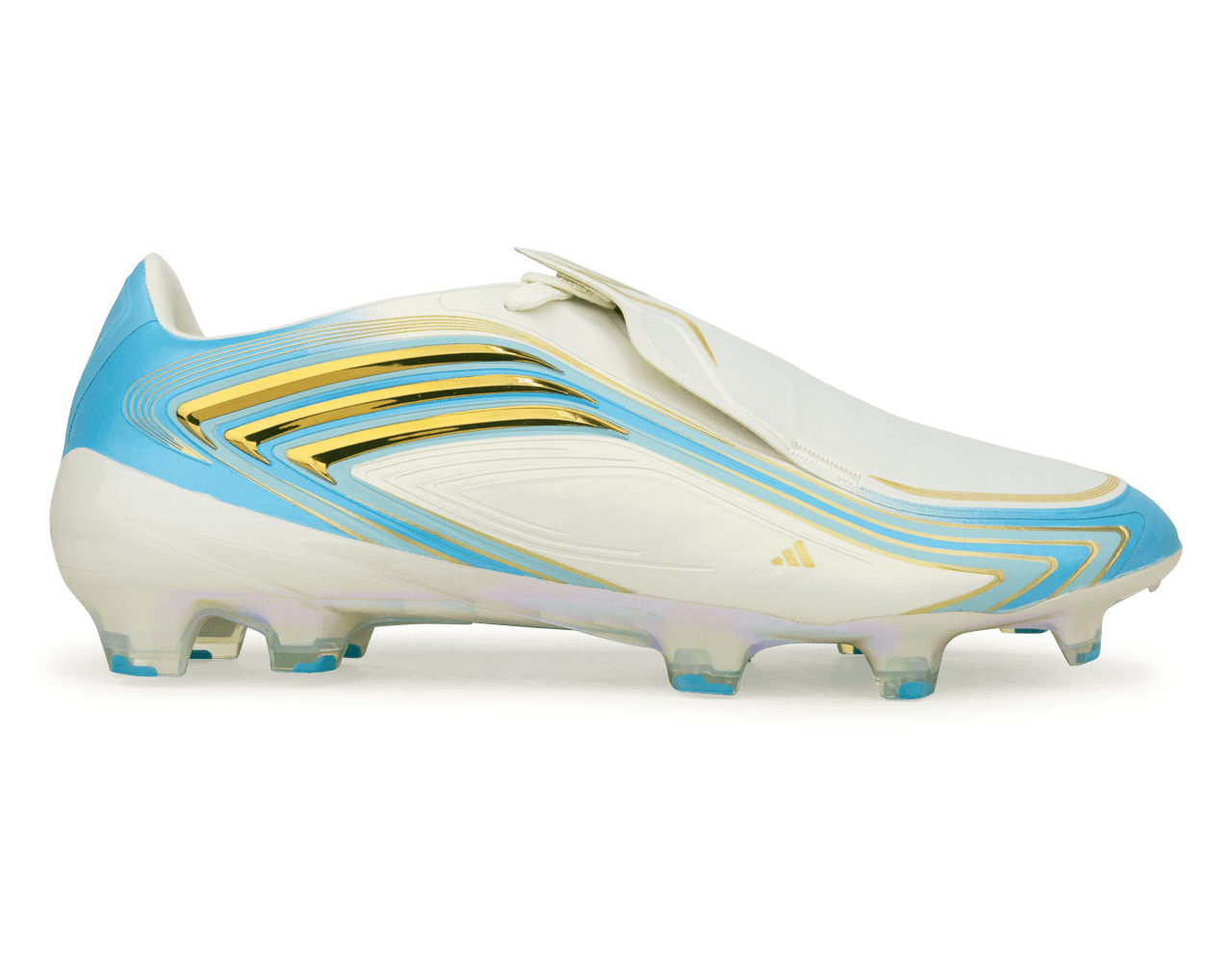 adidas Men's F50 Messi Elite FG Ivory/Sea Blue/Ice Blue – Azteca