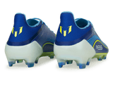 adidas Men's Messi F50 Elite FG Sea Blue/Solar Yellow Rear