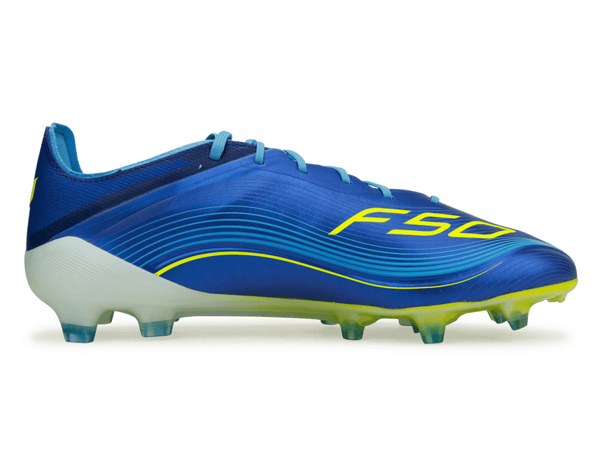 adidas Men's Messi F50 Elite FG Sea Blue/Solar Yellow – Azteca Soccer