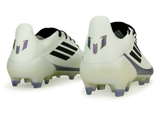 adidas Men's F50 Messi Elite FG White/Black/Purple Rear