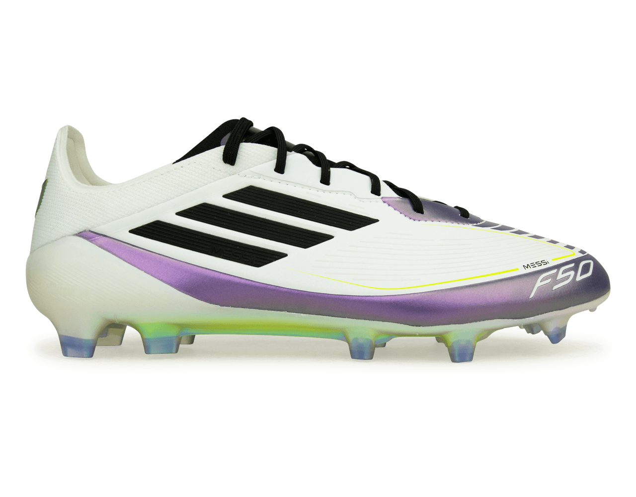 adidas Men's F50 Messi Elite FG White/Black/Purple