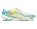 adidas Men's F50 Messi League FG Ivory/Sea Blue/Ice Blue Side