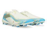 adidas Men's F50 Messi League FG Ivory/Sea Blue/Ice Blue Together