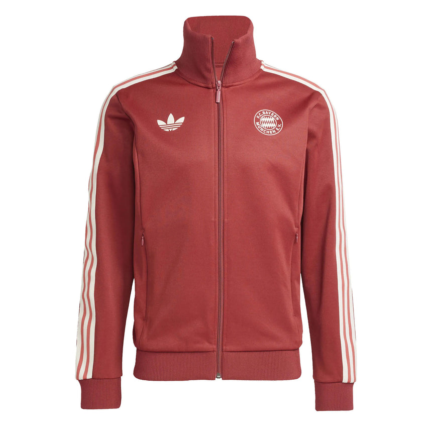 adidas Men's FC Bayern Munich OG Beckenbauer Track Top Red Front