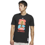 adidas Men's FIFA World Cup 2026 Host city Los Angeles Graphic Tee Black Model