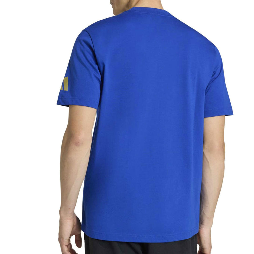 adidas Men's FIFA World Cup 2026 Official Emblem Tee Royal Blue Back