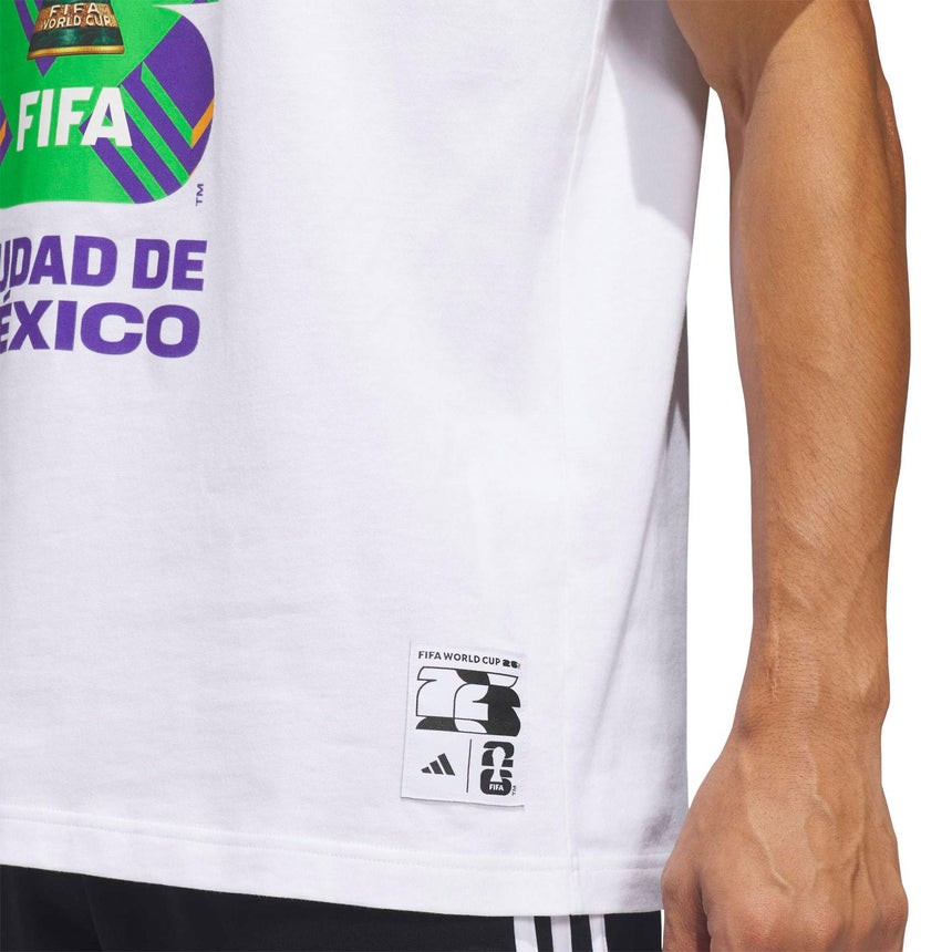 adidas Men's FIFA World Cup 26 Host City Mexico City Graphic Tee White Hem