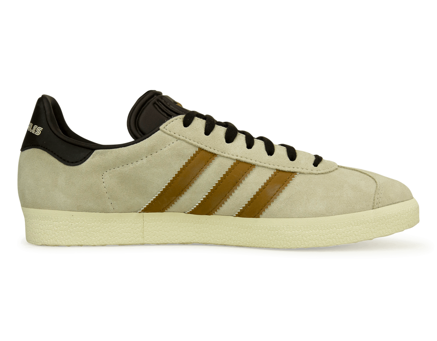 adidas Men's Gazelle MLS LAFC Linen/Gold Ochre Side