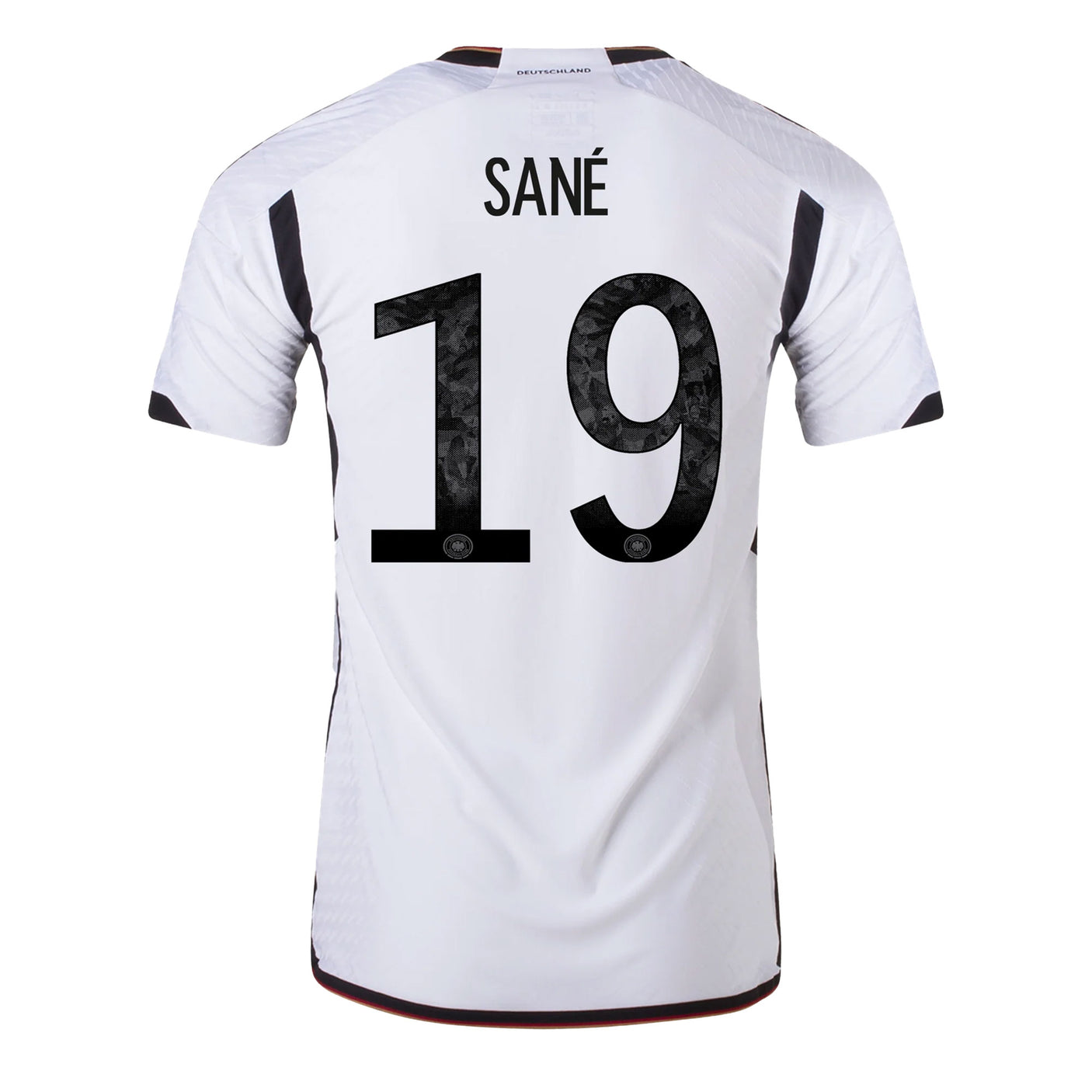 adidas Men's Germany 2022/23 Authentic Home Jersey w/ Sane #19 Printing Back