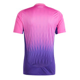 adidas Men's Germany 2024/25 Away Jersey Semi Lucid Fuchsia/Purple Back