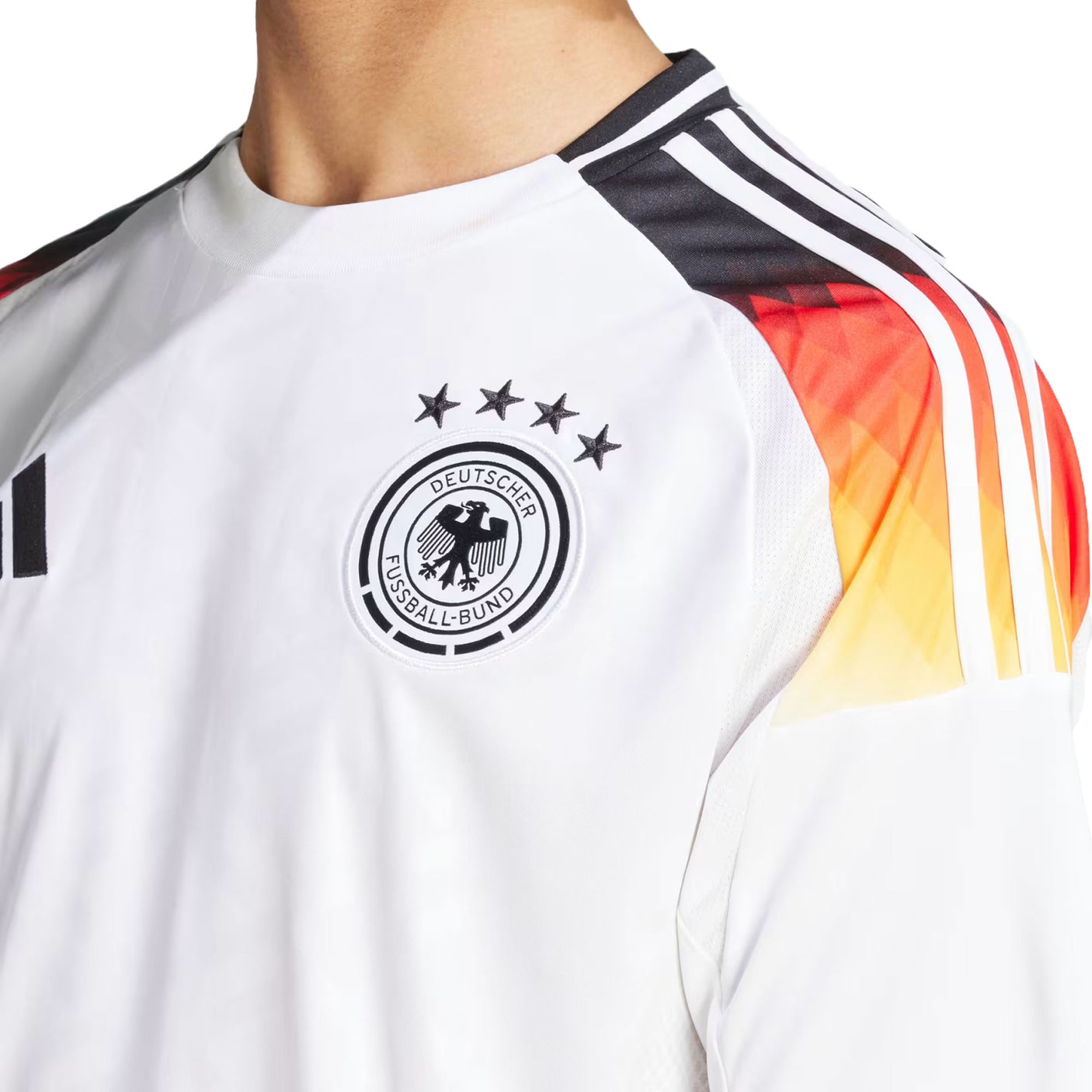 adidas Men's Germany 2024/25 Home Jersey White Crest