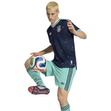 adidas Men's Germany World Cup 2026 Authentic Away Jersey Navy Crest Model
