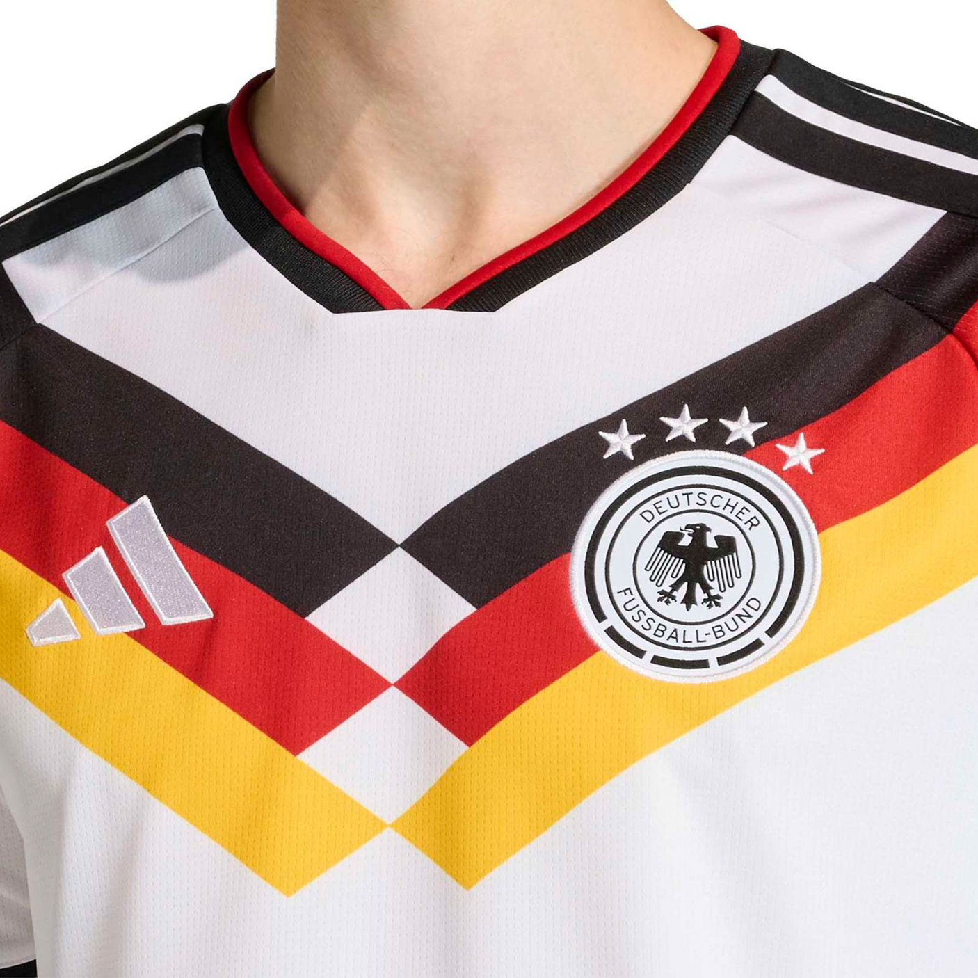 adidas Men's Germany World Cup 2026 Home Jersey White Crest