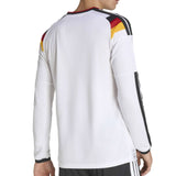 adidas Men's Germany World Cup 2026 Home Long Sleeve Jersey White Back