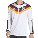 adidas Men's Germany World Cup 2026 Home Long Sleeve Jersey White Front