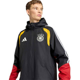 adidas Men's Germany World Cup 2026 Tiro All Weather Jacket Black/Red/Yellow Model 
