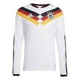 adidas Men's Germany World Cup 2026 Authentic Home Long Sleeve Jersey White
