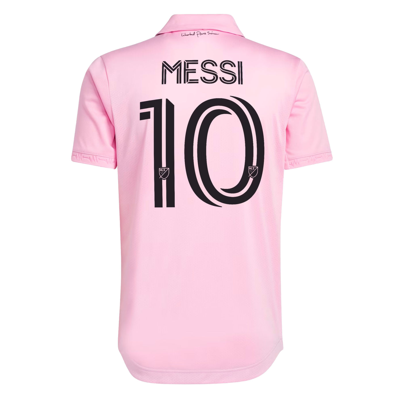 adidas Men's Inter Miami 2022/23 Messi #10 Authentic Home Jersey True Pink/Black Back