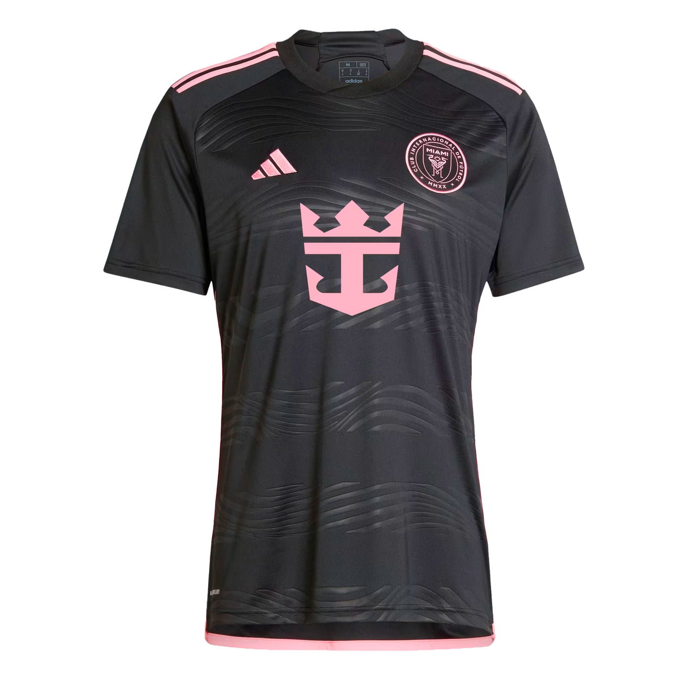 adidas Men's Inter Miami 2024/25 Away Jersey Black/Bliss Pink Front