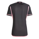 adidas Men's Inter Miami CF 2024/25 Authentic Away Jersey Black/Pink Back