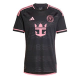 adidas Men's Inter Miami CF 2024/25 Authentic Away Jersey Black/Pink Front