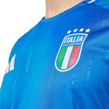 adidas Men's Italy 2024/25 Home Authentic Jersey Blue Crest