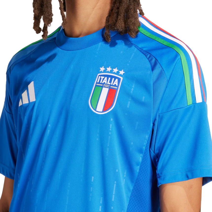 adidas Men's Italy 2024/25 Home Jersey Blue Crest