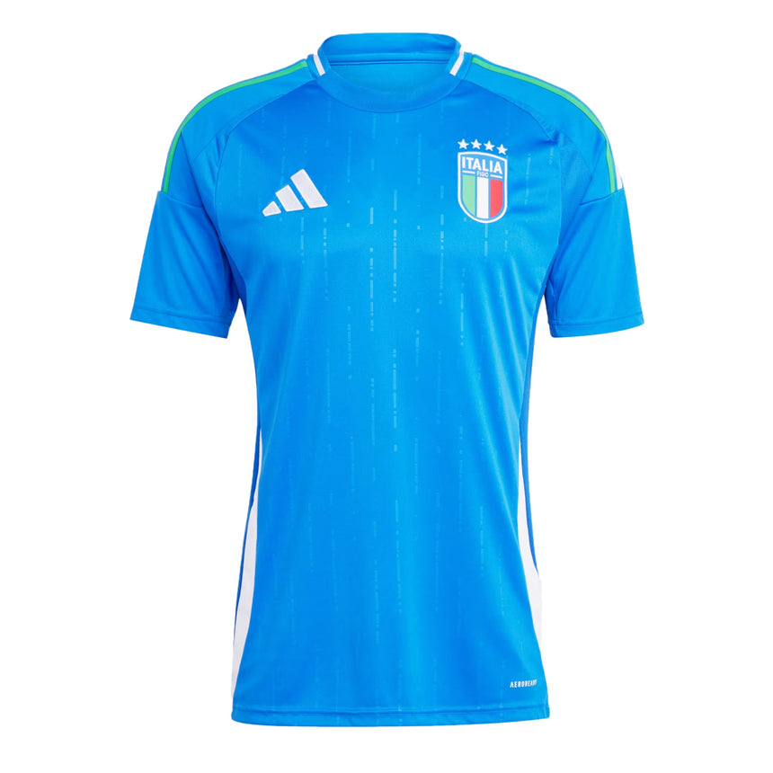 adidas Men's Italy 2024/25 Home Jersey Blue Front