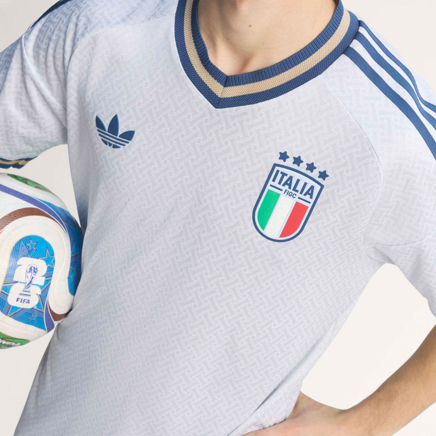 adidas Men's Italy World Cup 2026 Authentic Away Jersey Crest