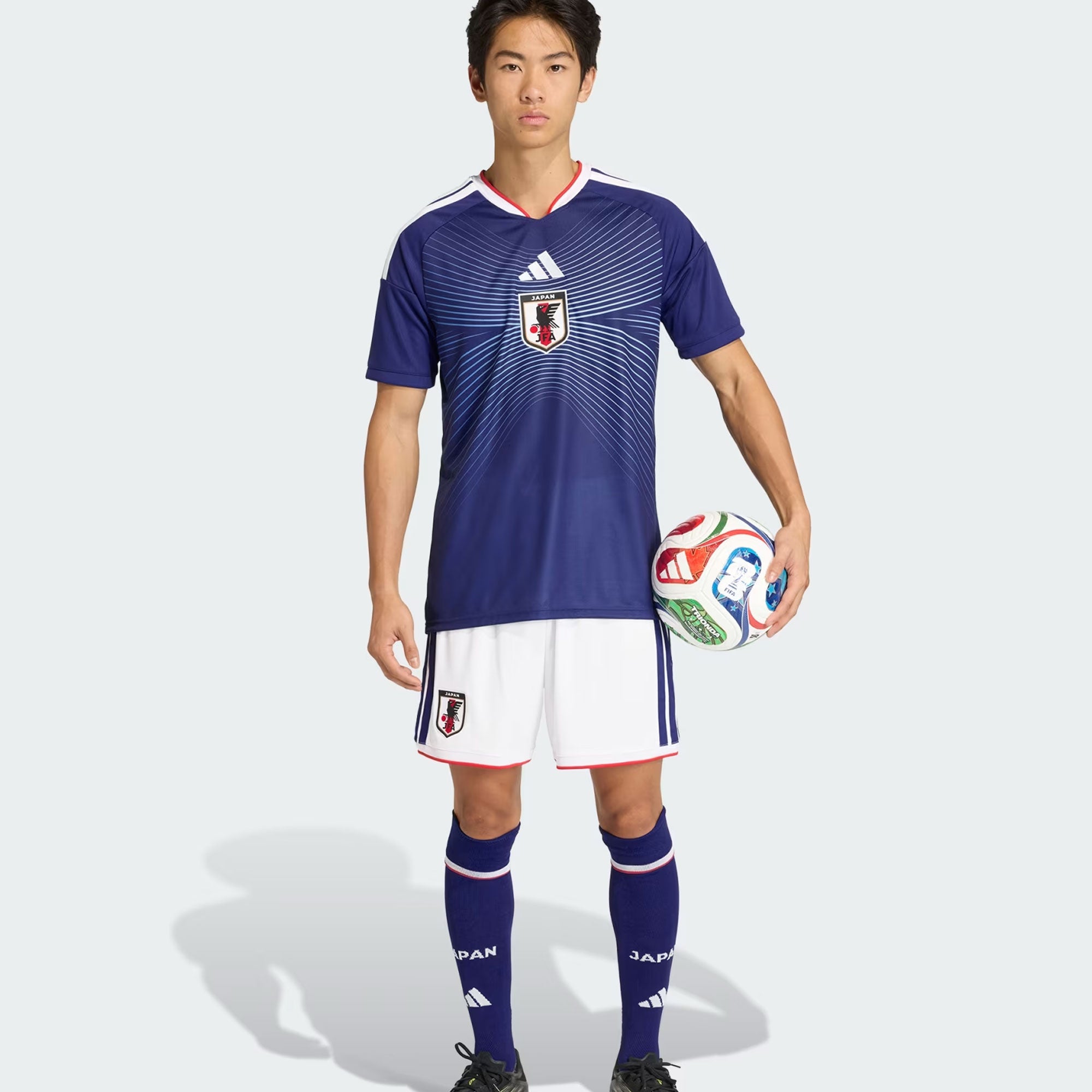 adidas 日本代表 サッカーウェア Mサイズ ジャパンブルー adidas Japan Men's Home Stadium Soccer Jersey World Cup 2026