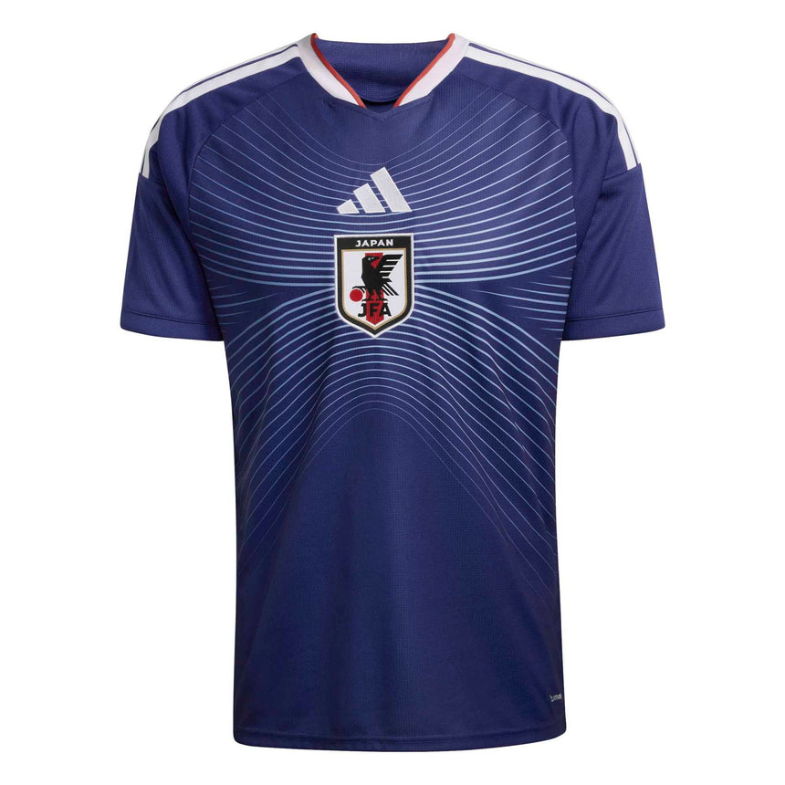adidas Men's Japan World Cup 2026 Home Jersey Blue Crest Front