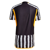 adidas Men's Juventus 2023/24 Authentic Home Jersey White/Black Back