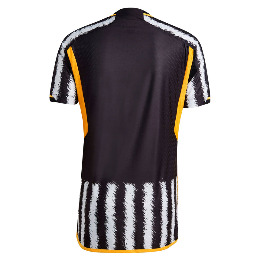 adidas Men's Juventus 2023/24 Authentic Home Jersey White/Black Back