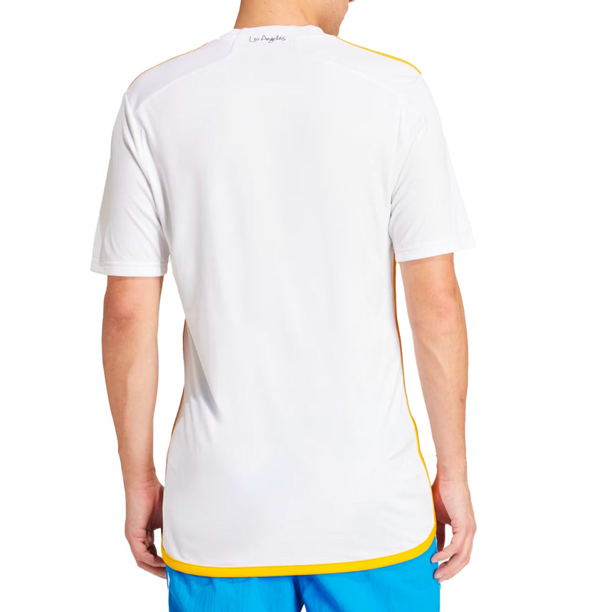 adidas Men's LA Galaxy 2024/25 Home Jersey White/Blue Back