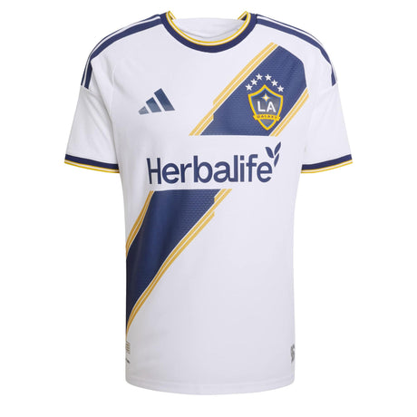 adidas Men's La Galaxy 2026/27 Authentic Home Jersey White/Blue Front