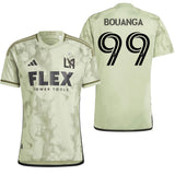 adidas Men's LAFC 2023/24 Authentic Away Jersey w/ Bouanga #99 Printing Both