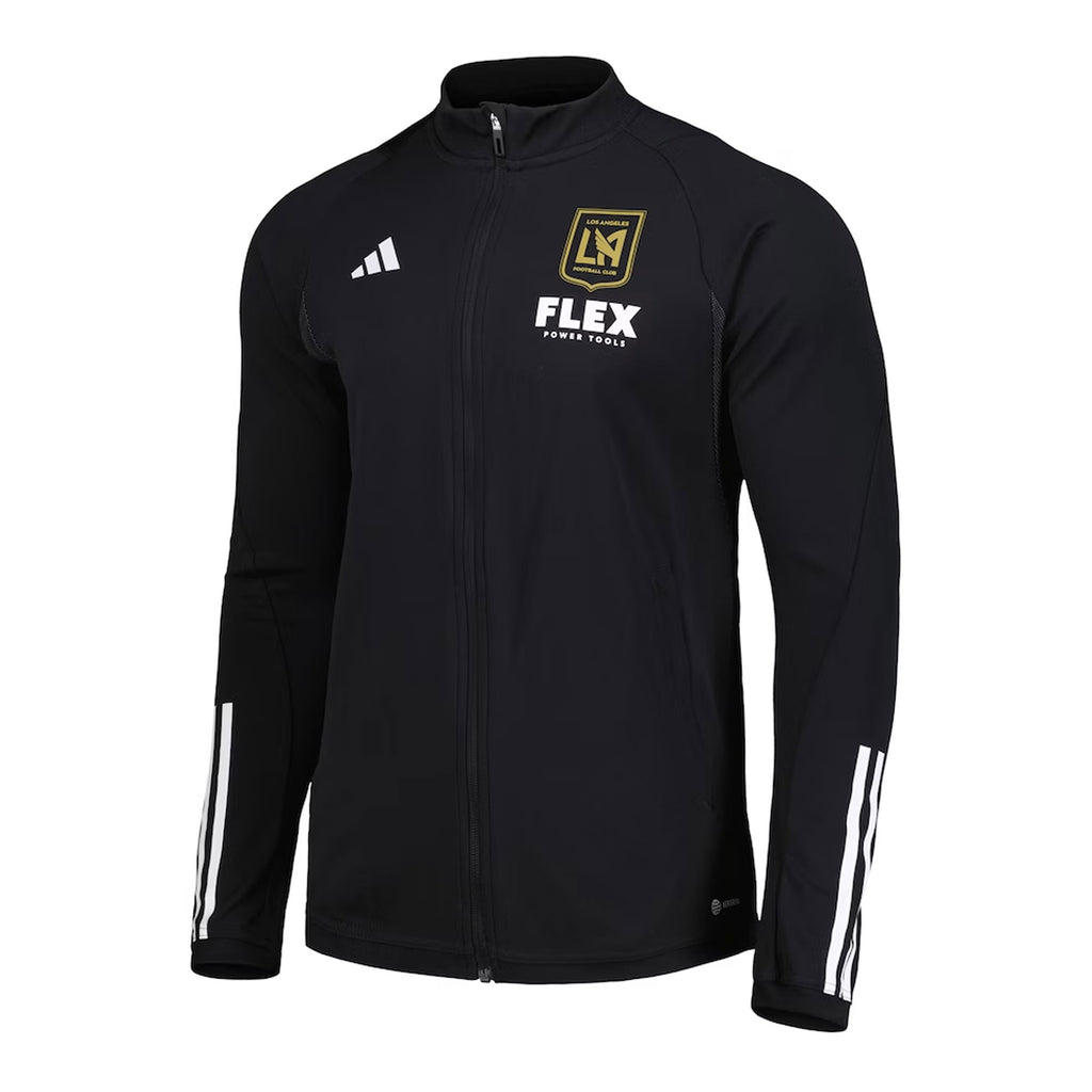adidas Men's LAFC 2023/24 Full-Zip Top Black/Gold Front