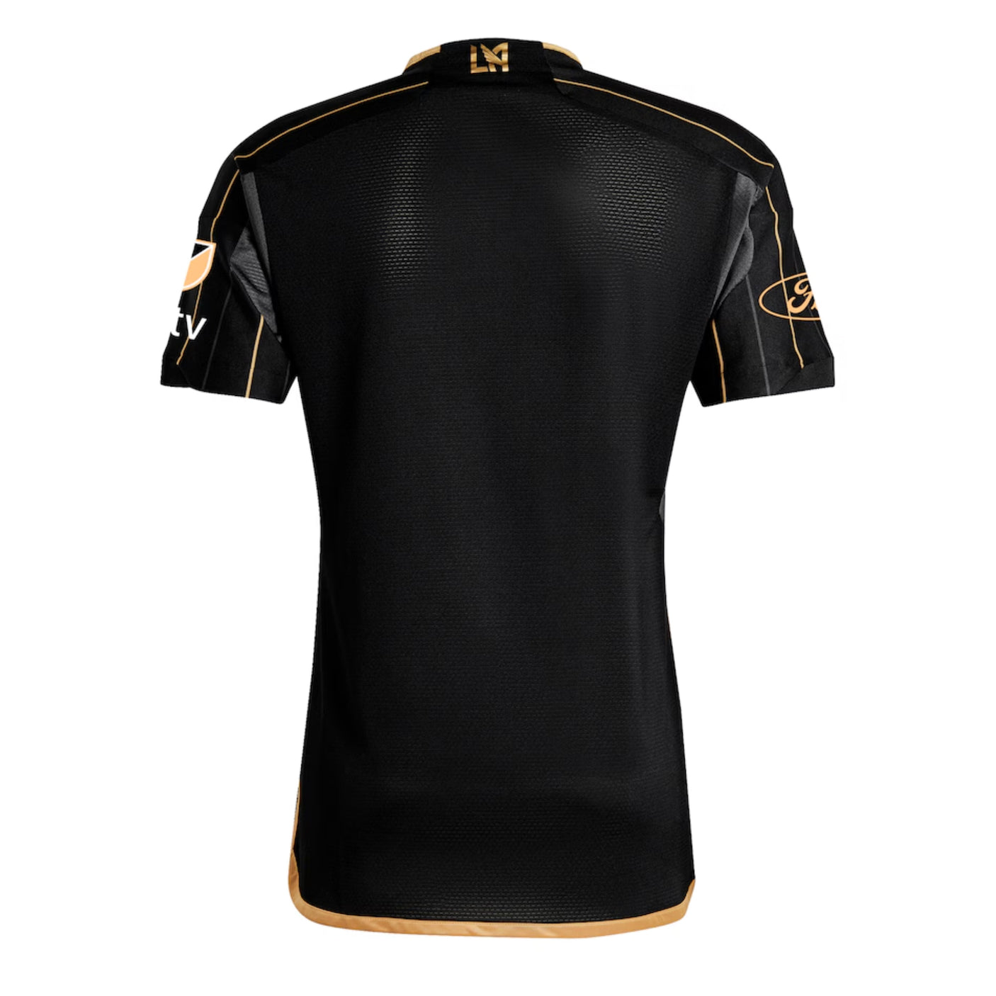 adidas Men's LAFC 2024/25 Authentic Home Jersey Black/Gold Back