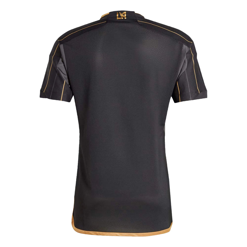 adidas Men's LAFC 2024/25 Authentic Home Jersey Black/Gold Back