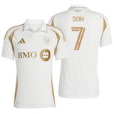 adidas Men's LAFC 2025/26 Away Jersey w/ Son #7 Printing Both