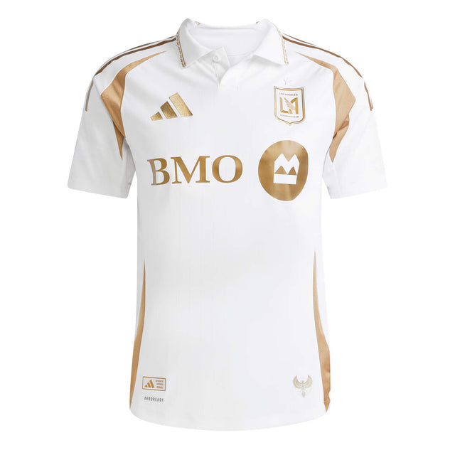 adidas Men's LAFC 2025/26 Authentic Away Jersey White/Gold