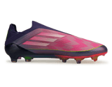 adidas Men's Lamine Yamal F50 Elite Laceless FG Purple/Lemon Side