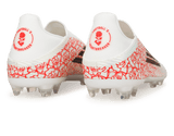 adidas Men's F50 League 'Lamine Yamal' Laceless FG/MG White/Black/Red Rear
