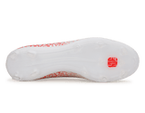 adidas Men's F50 League 'Lamine Yamal' Laceless FG/MG White/Black/Red Sole