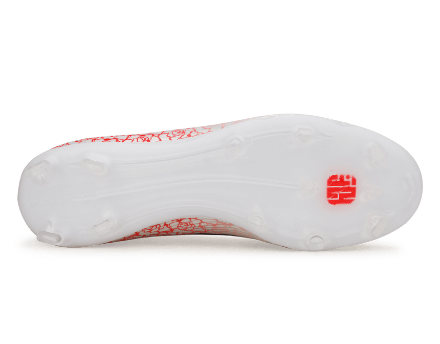 adidas Men's F50 League 'Lamine Yamal' Laceless FG/MG White/Black/Red Sole