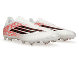 adidas Men's F50 League 'Lamine Yamal' Laceless FG/MG White/Black/Red Together