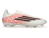 adidas Men's F50 League 'Lamine Yamal' Laceless FG/MG White/Black/Red 