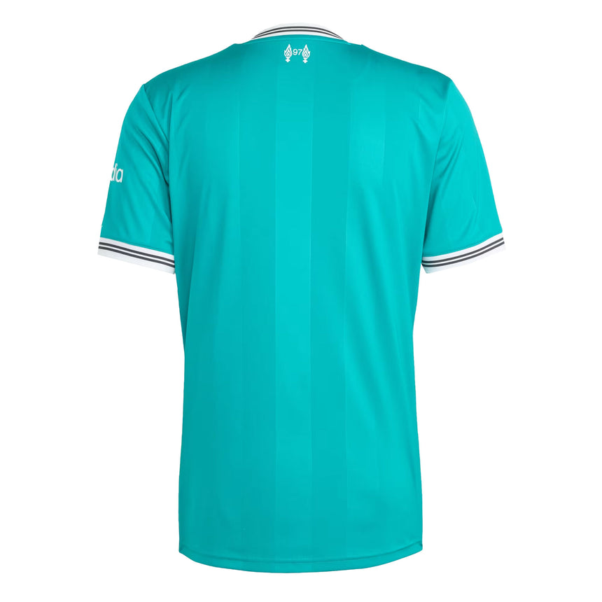 adidas Men's Liverpool 2025/26 Third Jersey Green/White Back